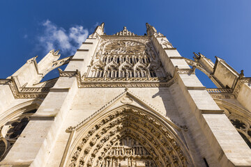 Obraz premium Amiens Cathedral in Amiens, Hauts-de-France, France