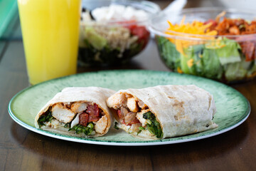 wrap pollo