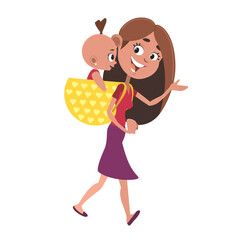 mother and daughter babay