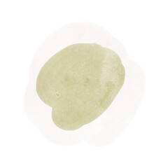 Teal watercolor cloud