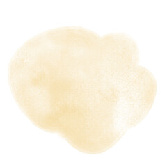 Teal watercolor cloud