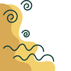 Abstract Blob Corner (4)