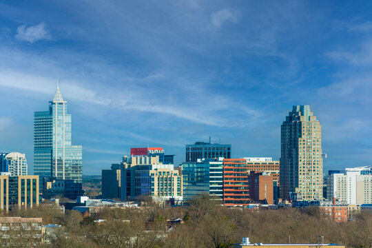 Downtown Raleigh, North Carolina Metro Skyline