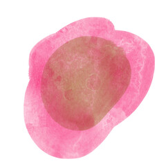 Teal watercolor cloud