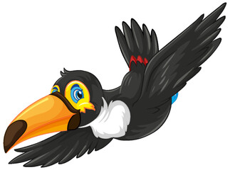 Toucan bird cartoon character