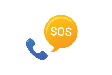 Emergency Call with SOS Call vector element