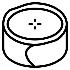 nian gao icon with outline style. Suitable for website design, logo, app and UI. Based on the size of the icon in general, so it can be reduced.
