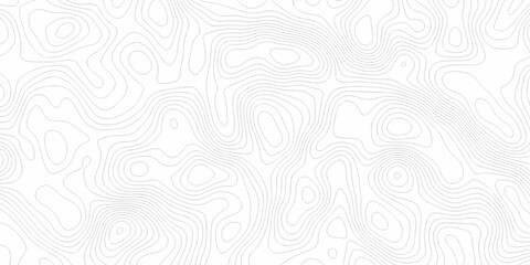 Obraz premium Topographic map. Geographic mountain relief. Abstract lines background. Contour maps. Vector illustration, Topo contour map on white background, Topographic contour lines vector map seamless pattern.
