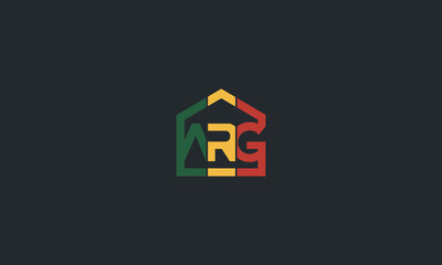 LETTERS ARG REAL ESTATE LOGO DESIGN FOR ILLUSTRATION USE