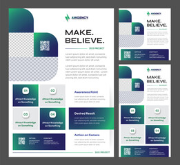 Modern Multipurpose Advertisement Templates - FLyer, Poster, Banner, Social Media Post & story - Printing, Square, and Long Size