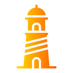 lighthouse gradient icon