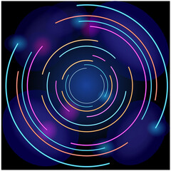 abstract background with circles