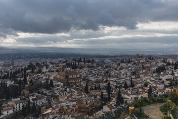 Obraz premium Granada from the hills