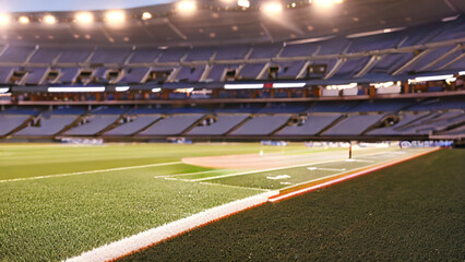 Obraz premium interior of a stadium, olympic, football, soccer, Generative AI