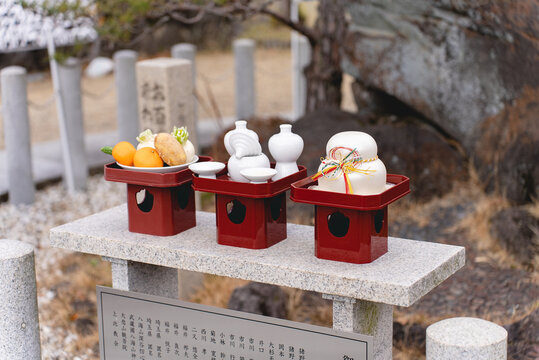 正月に神社にあるお供え物