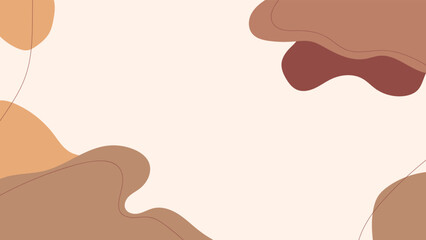 SIMPLE ILLUSTRATION AESTHETIC PASTEL FLAT COLOR BACKGROUND MODERN ORGANIC SHAPE STYLE. GOOD FOR BANNER, WALLPAPER, COVER,SOCIAL MEDIA POST