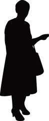 a woman body silhouette vector