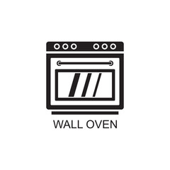 wall oven icon , kitchen icon