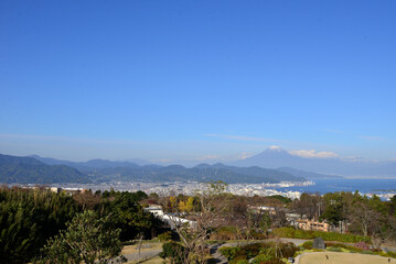 日本平夢テラスから臨む富士山 静岡県静岡市