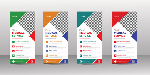 Business dl flyer or rack card design template