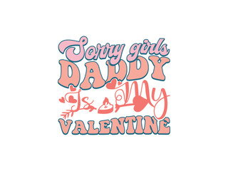 Valentine Day Groovy Design AI file