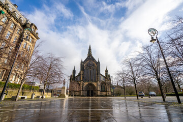 Glasglow Cathedral , The oldest cathedral church in mainland Scotland with classic gothic...
