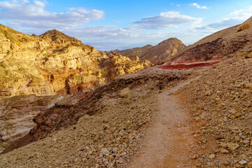 Winter view in the Massive Eilat Nature Reserve