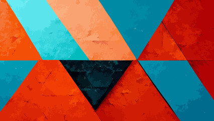 Fototapeta premium abstract geometric background. colorful geometric illustration.