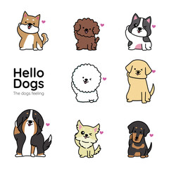 犬の表情アイコン_ウインク