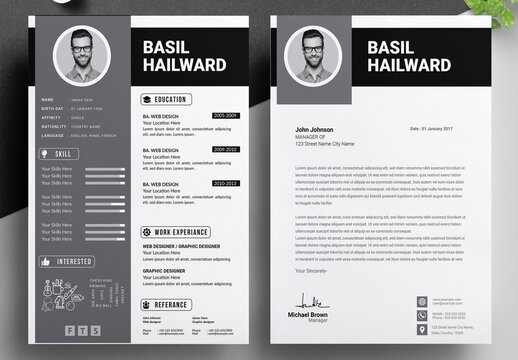 Business Resume Template