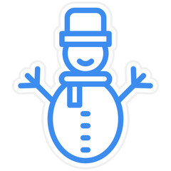 Snowman Icon Style