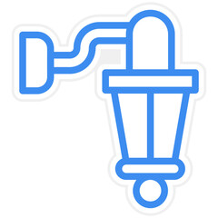 Wall Lamp Icon Style