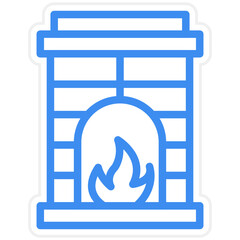 Fireplace Icon Style