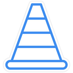 Traffic Cone Icon Style