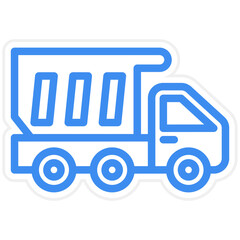 Dump Truck Icon Style
