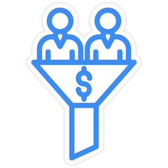 Sales Funnel Icon Style
