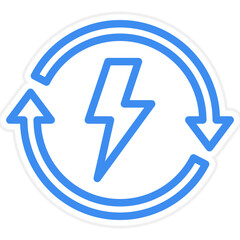 Renewable Energy Icon Style