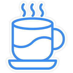 Hot Tea Icon Style