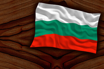 National flag of Bulgaria. Background  with flag  of Bulgaria