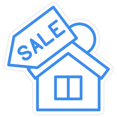 House Sale Icon Style