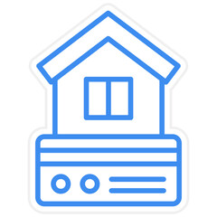 House Payment Icon Style