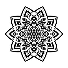 mandala, pattern, flower, design, ornate, seamless, wallpaper, arabesque, vintage, illustration, decoration, floral, circle, art, round, element, decor, shape, style, snowflake, texture, black, lace, 