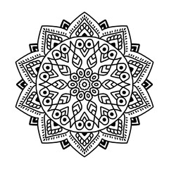mandala, pattern, flower, design, ornate, seamless, wallpaper, arabesque, vintage, illustration, decoration, floral, circle, art, round, element, decor, shape, style, snowflake, texture, black, lace, 