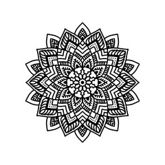 mandala, pattern, flower, design, ornate, seamless, wallpaper, arabesque, vintage, illustration, decoration, floral, circle, art, round, element, decor, shape, style, snowflake, texture, black, lace, 
