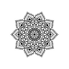 mandala, pattern, flower, design, ornate, seamless, wallpaper, arabesque, vintage, illustration, decoration, floral, circle, art, round, element, decor, shape, style, snowflake, texture, black, lace, 