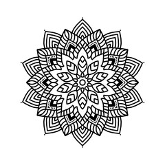 mandala, pattern, flower, design, ornate, seamless, wallpaper, arabesque, vintage, illustration, decoration, floral, circle, art, round, element, decor, shape, style, snowflake, texture, black, lace, 