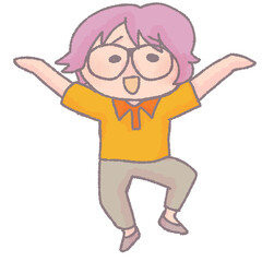 ご機嫌なメガネ少年