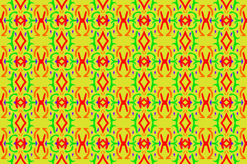 abstract seamless pattern with shapes