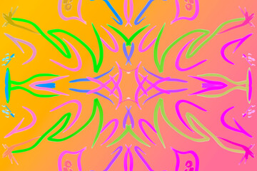 colored background with colored lines