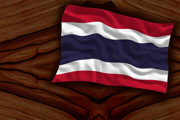 National flag of Thailand. Background  with flag  of  Thailand